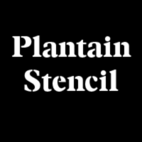 Plantain Stencil
