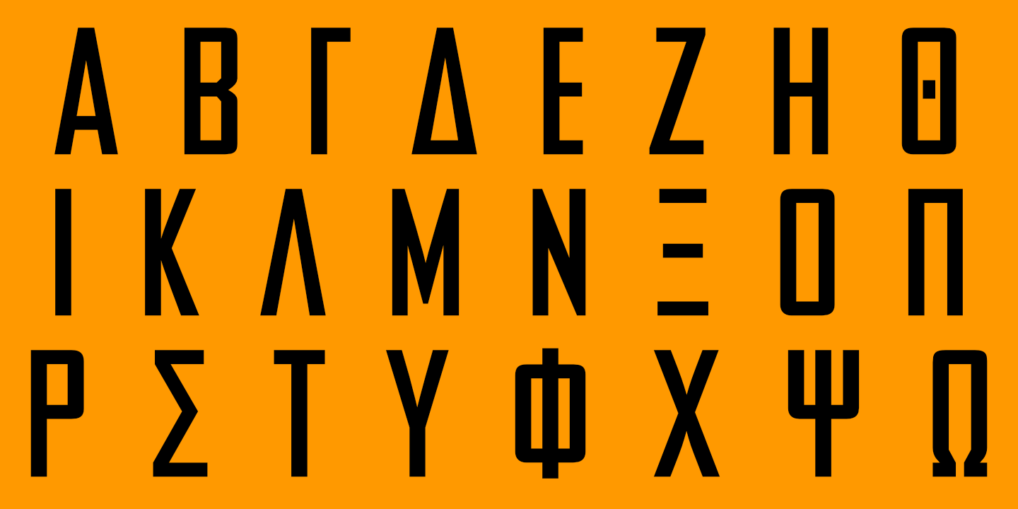 Greek Alphabet