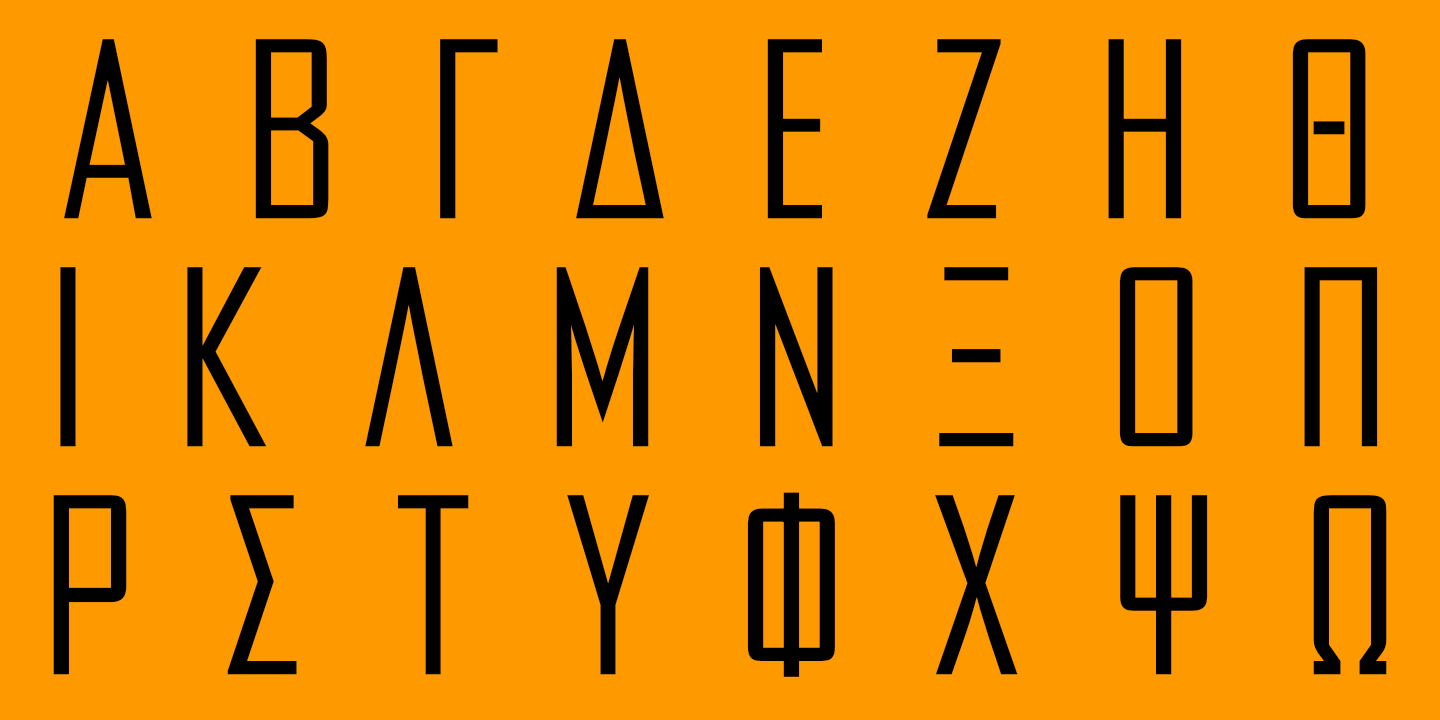 Greek Alphabet