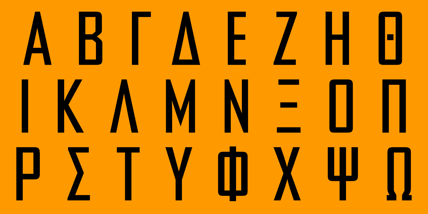 Greek Alphabet