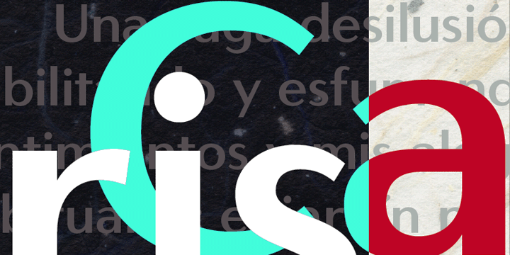 Click image to enlarge and for more information. Font poster