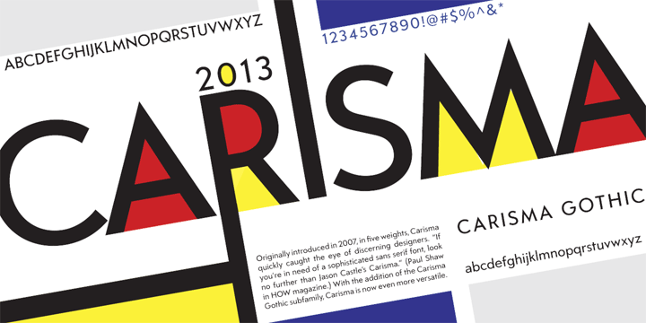 Click image to enlarge and for more information. Font poster