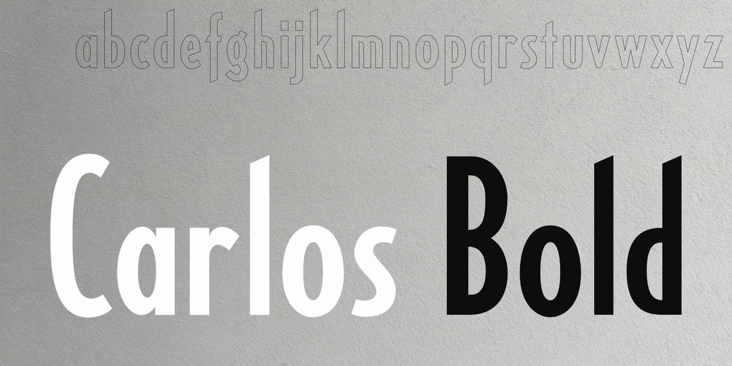 Font poster