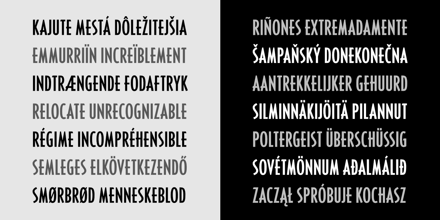 Stacked Text