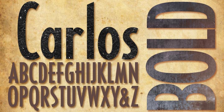 Click image to enlarge and for more information. Font poster