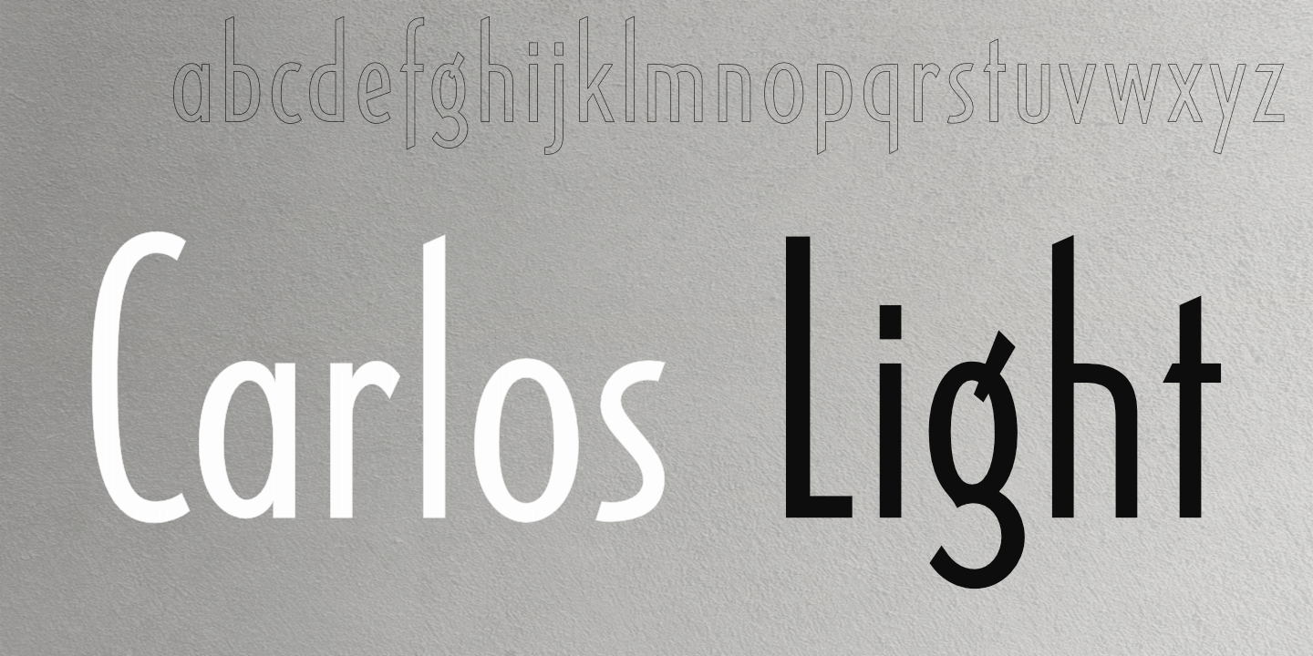 Font poster