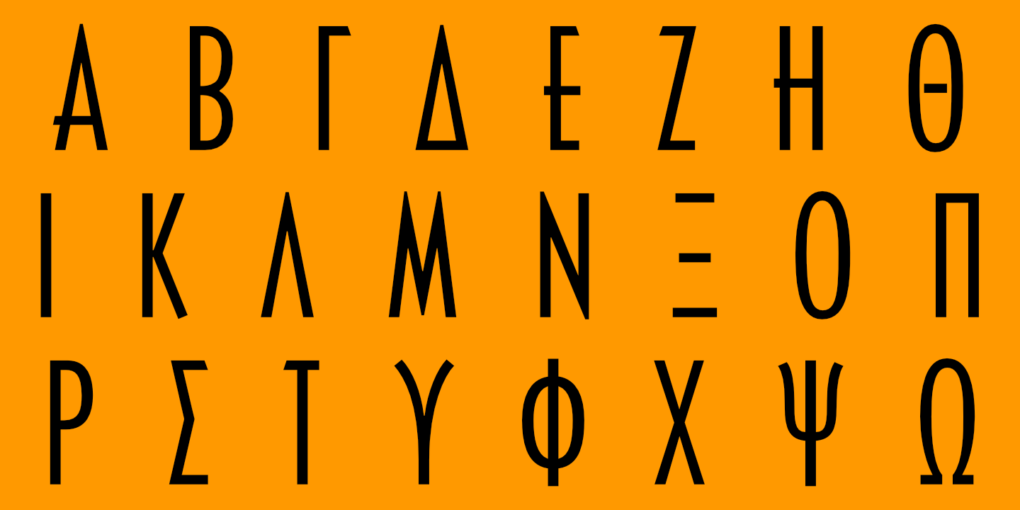 Greek Alphabet