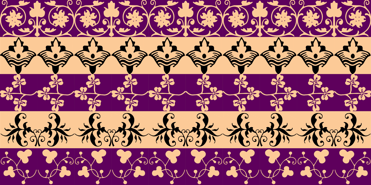 Castle Fleurons - Borders