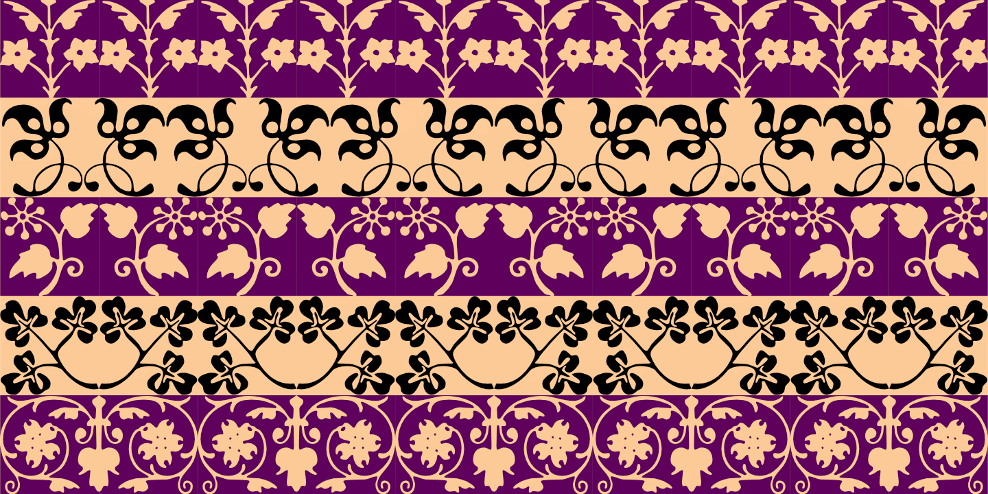 Castle Fleurons - Borders