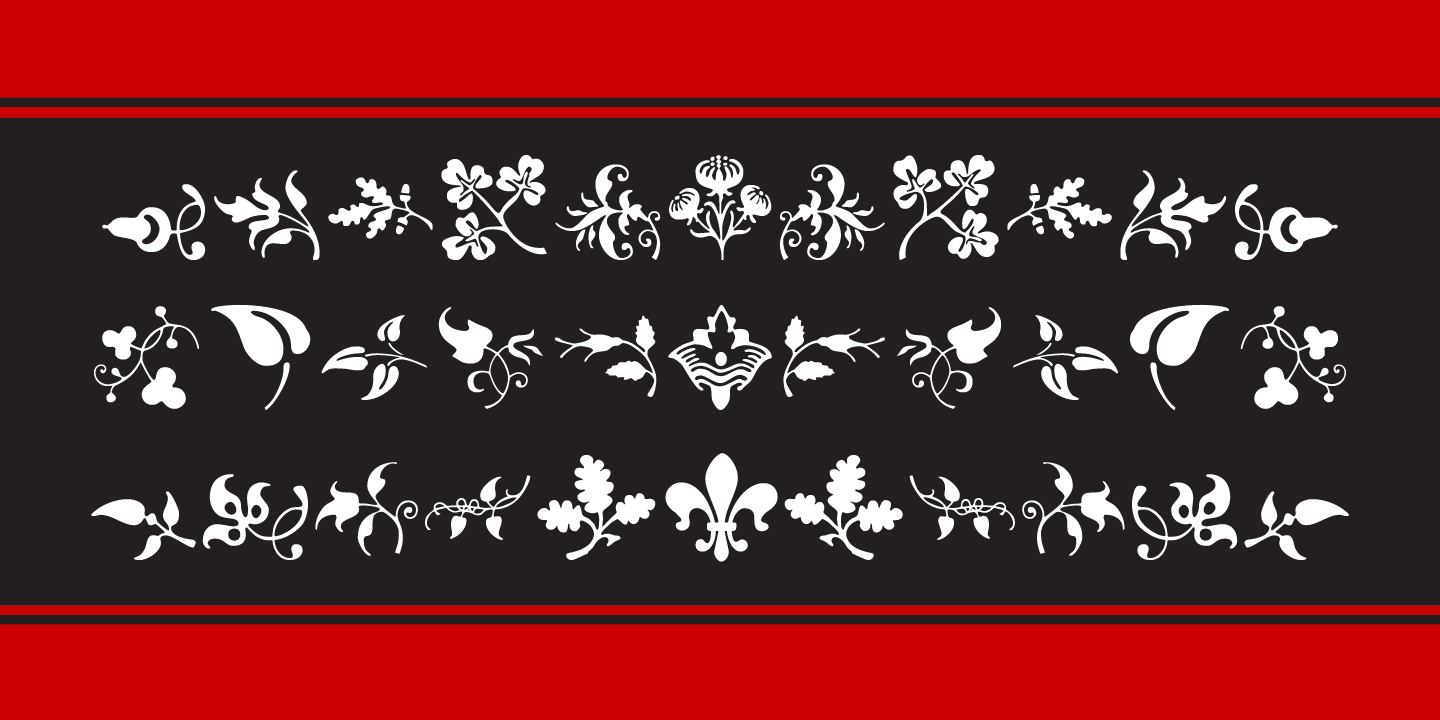 Click image to enlarge and for more information. Font poster