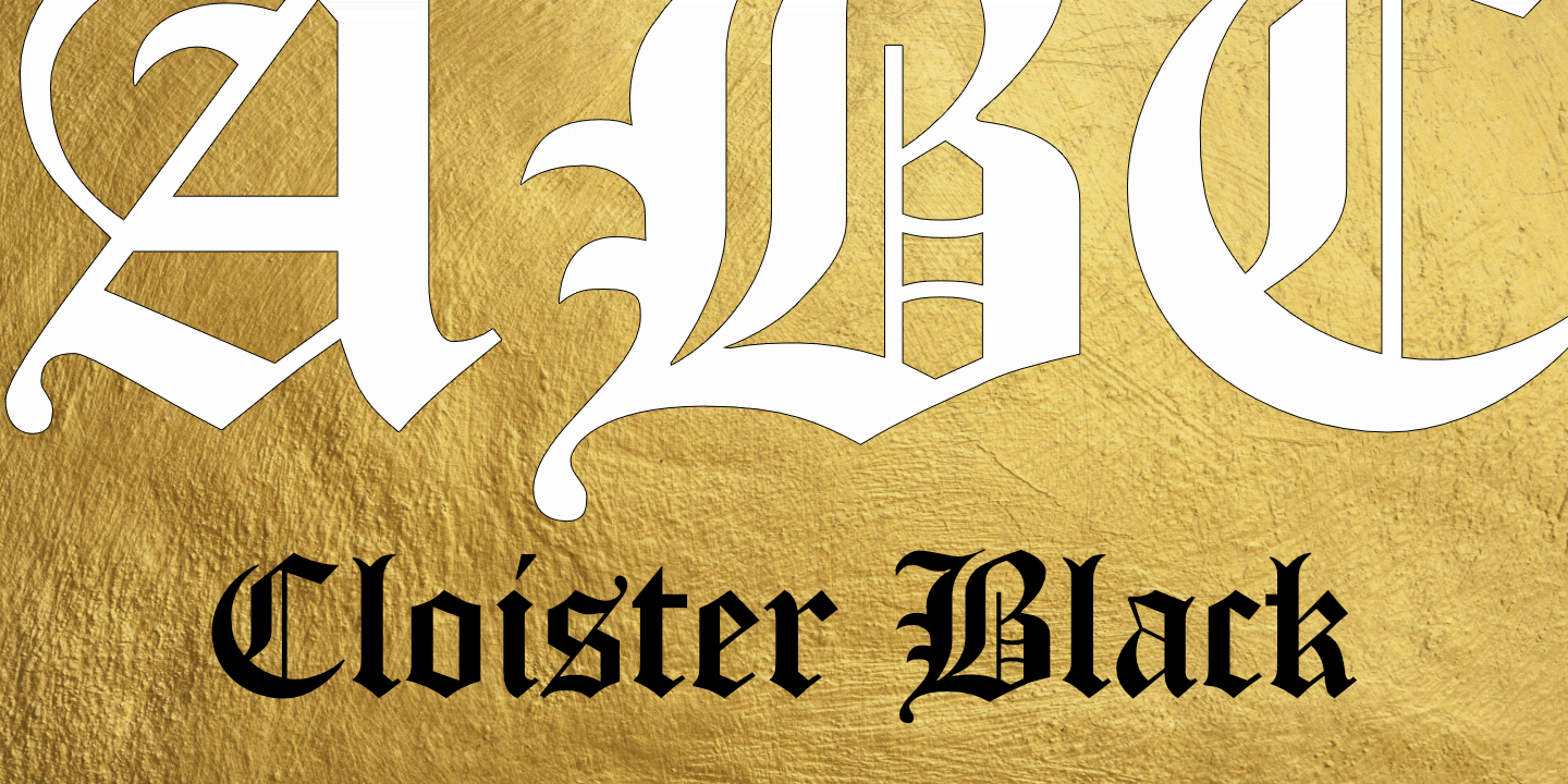 Font poster