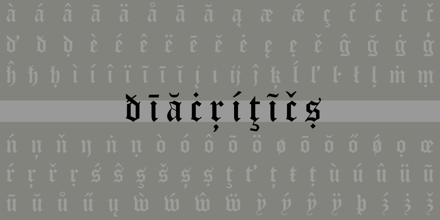 Diacritics