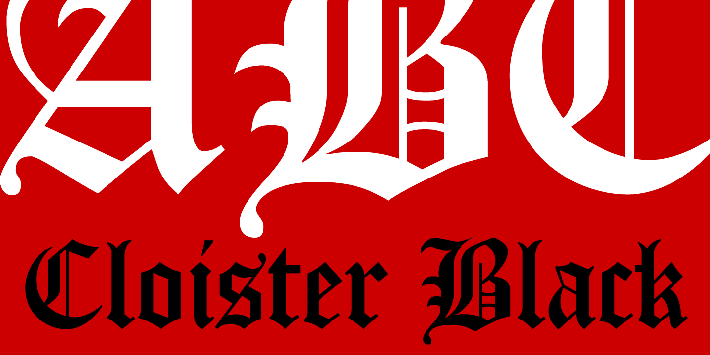 Click image to enlarge and for more information. Font poster