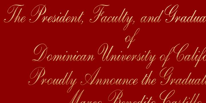 Font poster