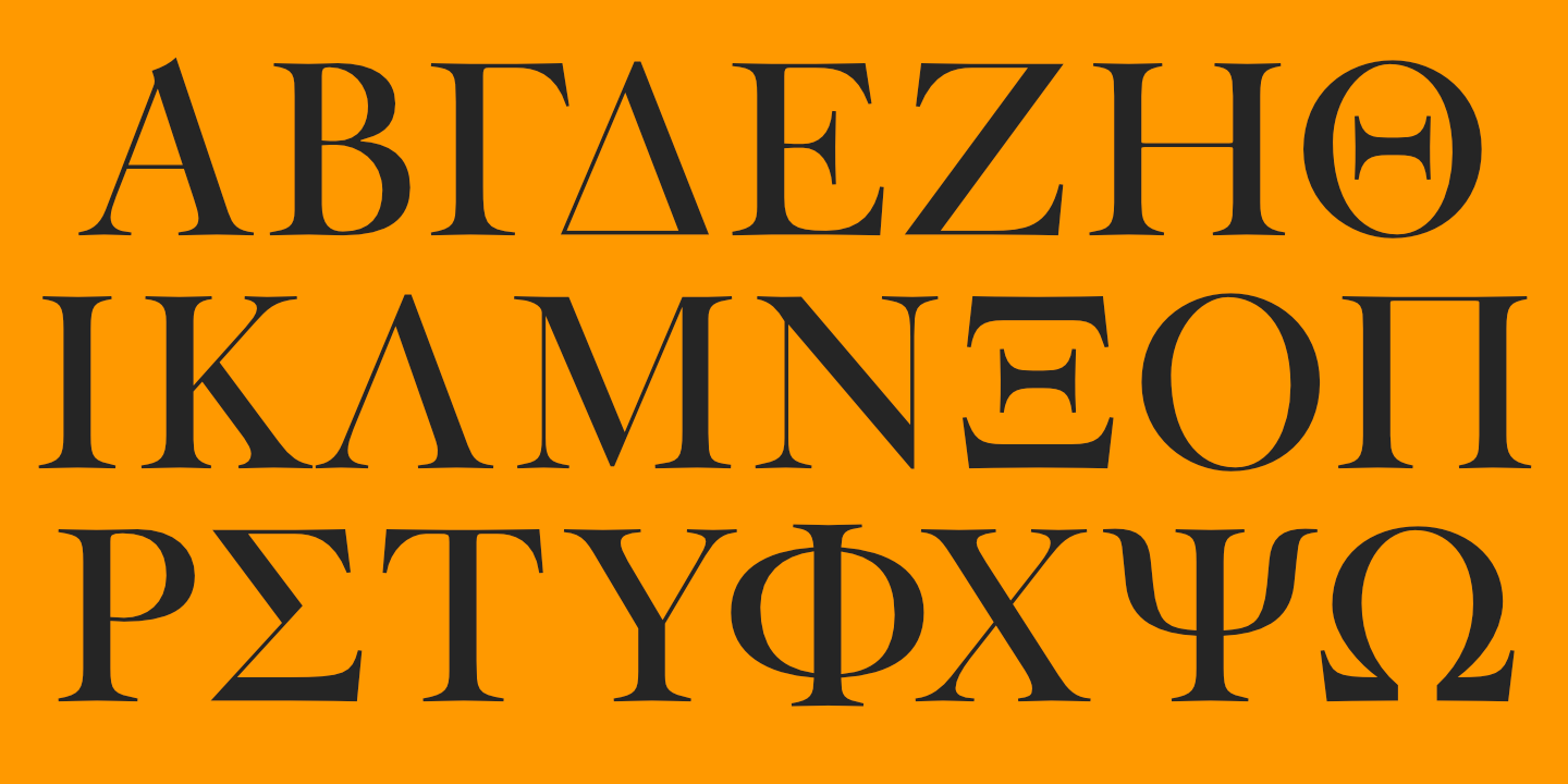 Greek Alphabet