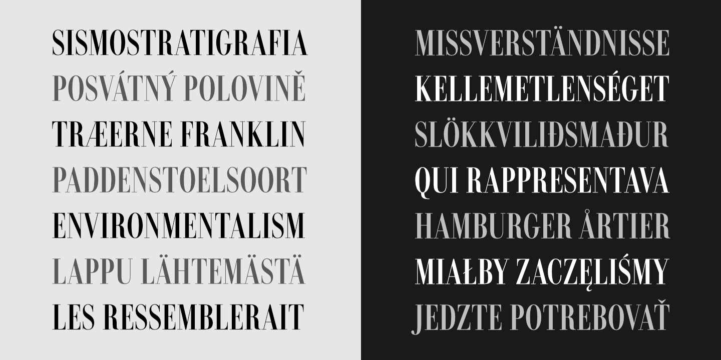 Stacked text