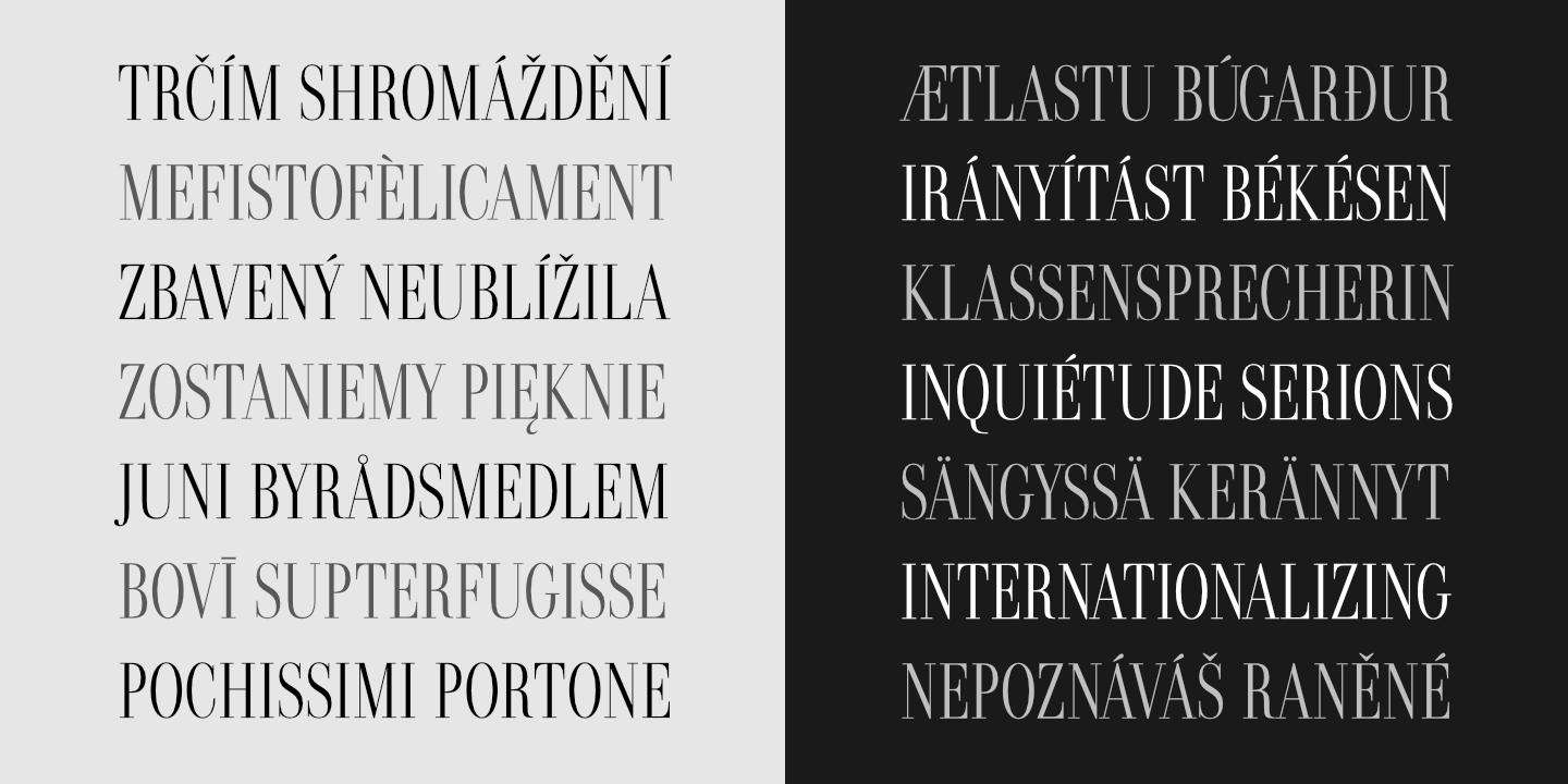 Stacked text