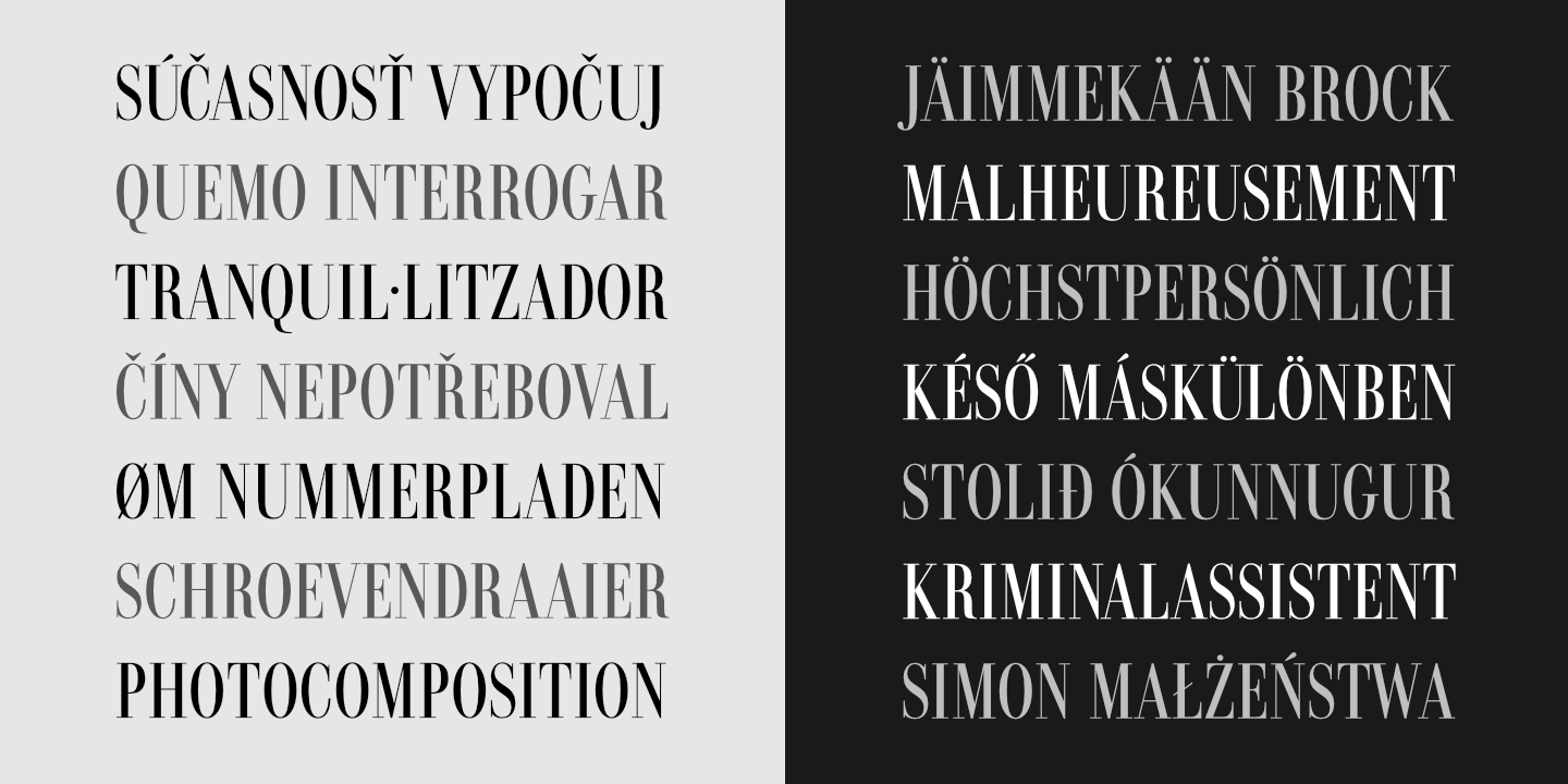 Stacked text