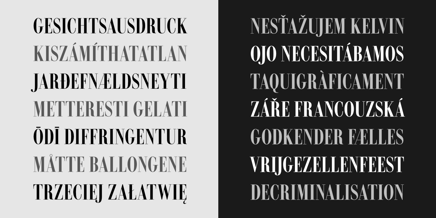 Stacked text