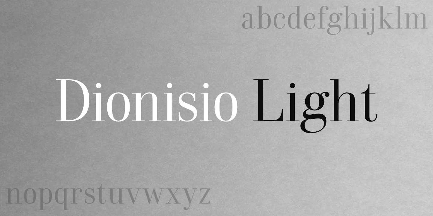 Font poster