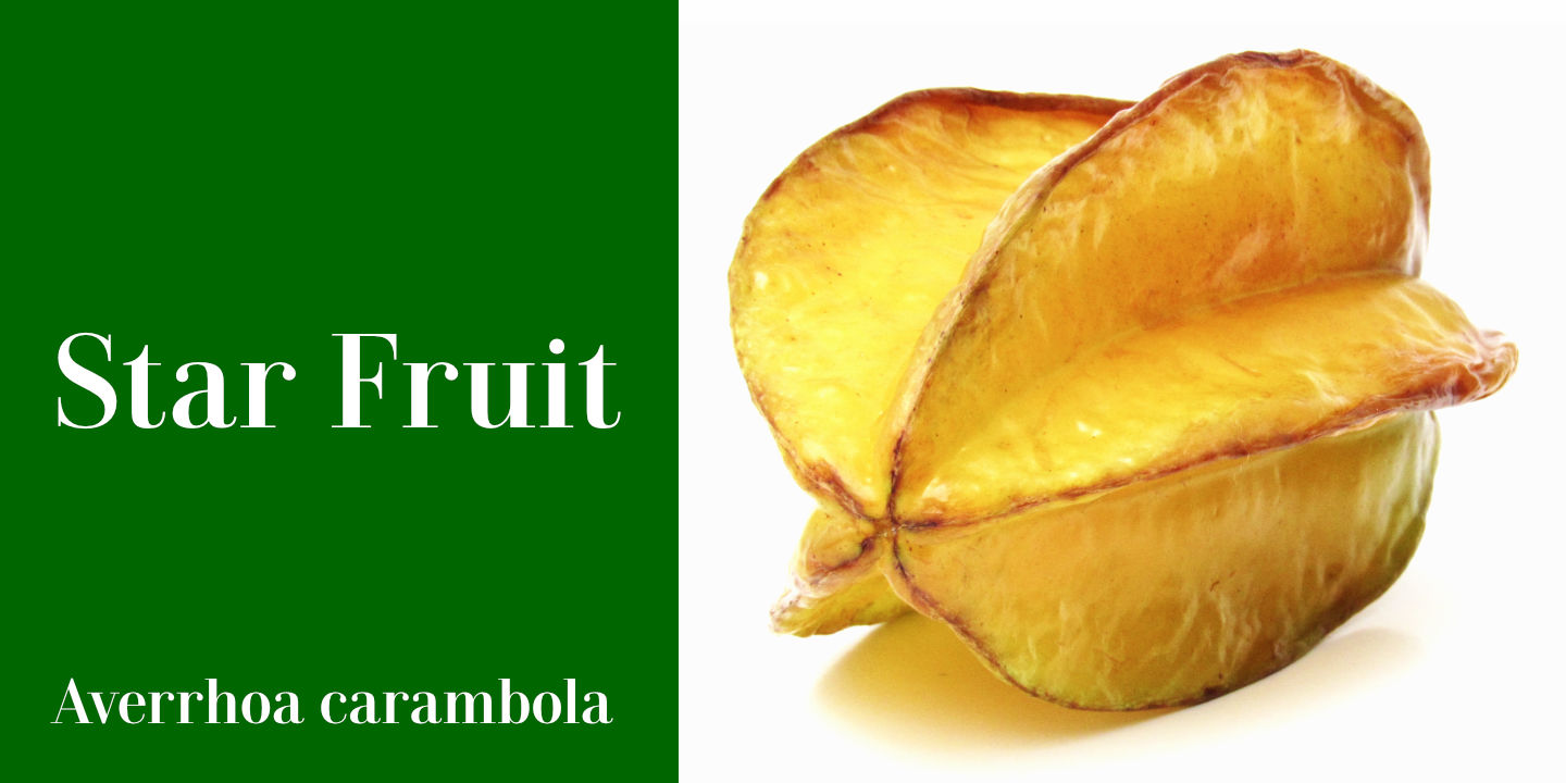 Click image to enlarge and for more information. Star Fruit