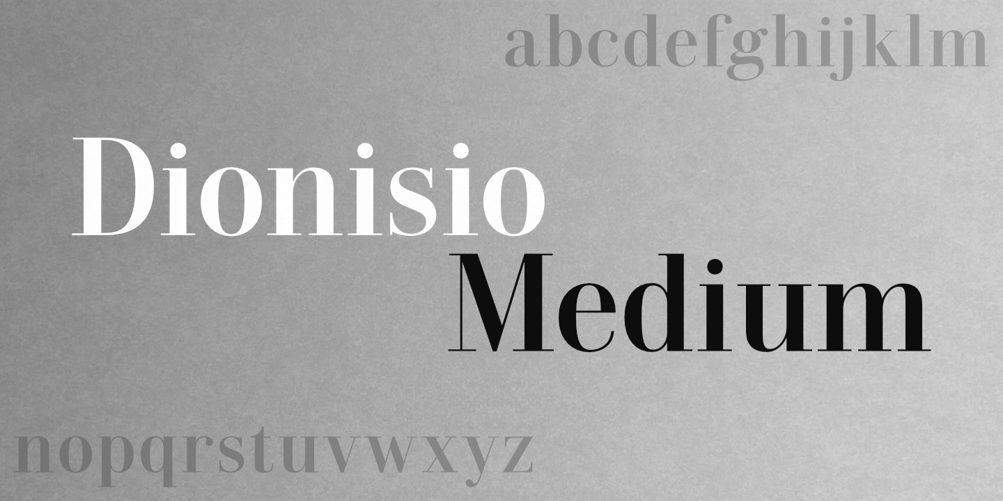Font poster