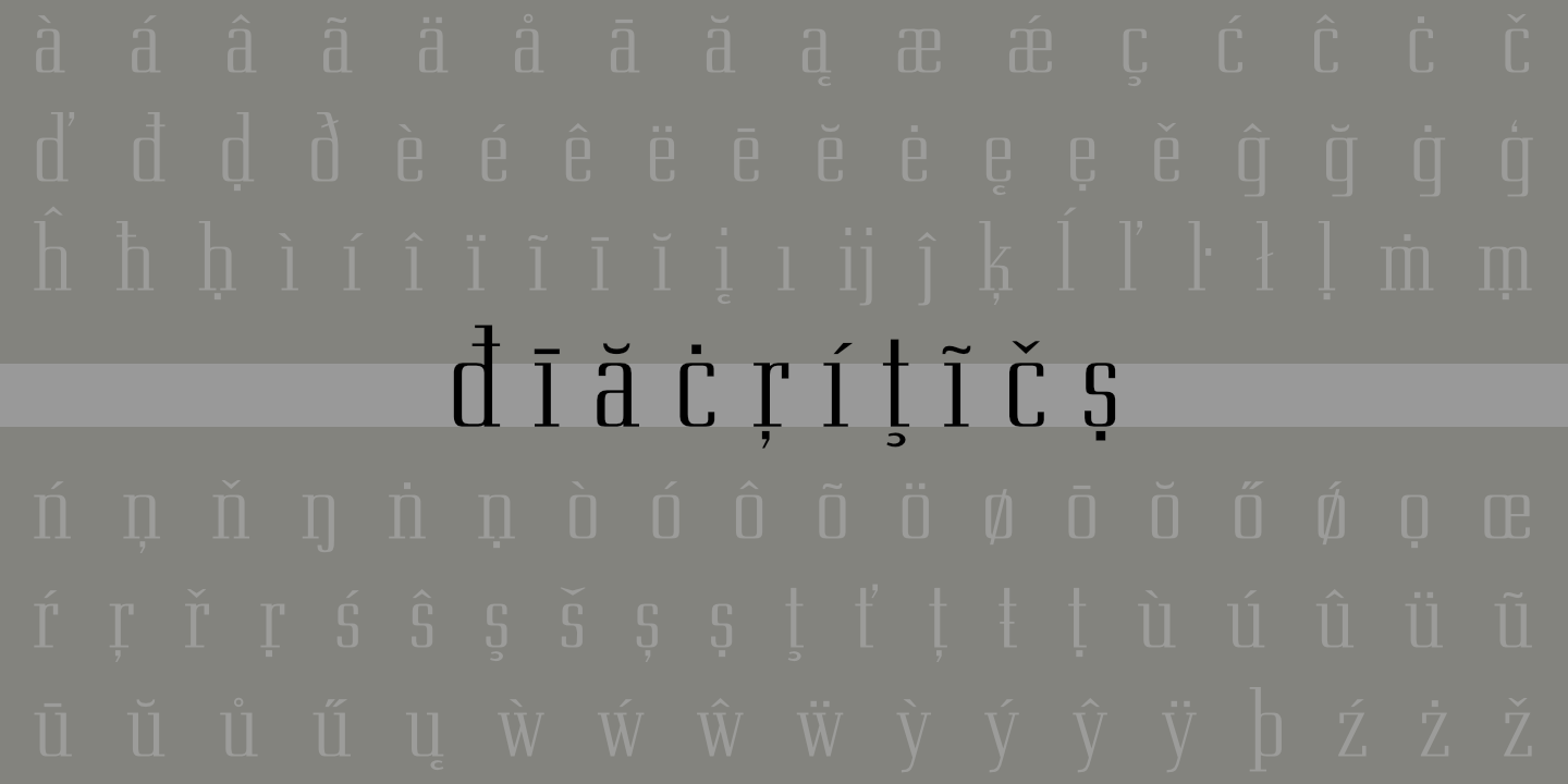 Diacritics