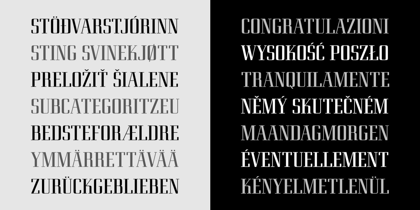 Stacked Text