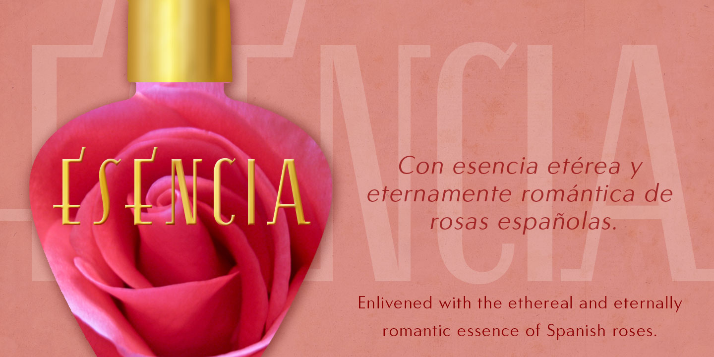 Click image to enlarge and for more information. Esencia perfume