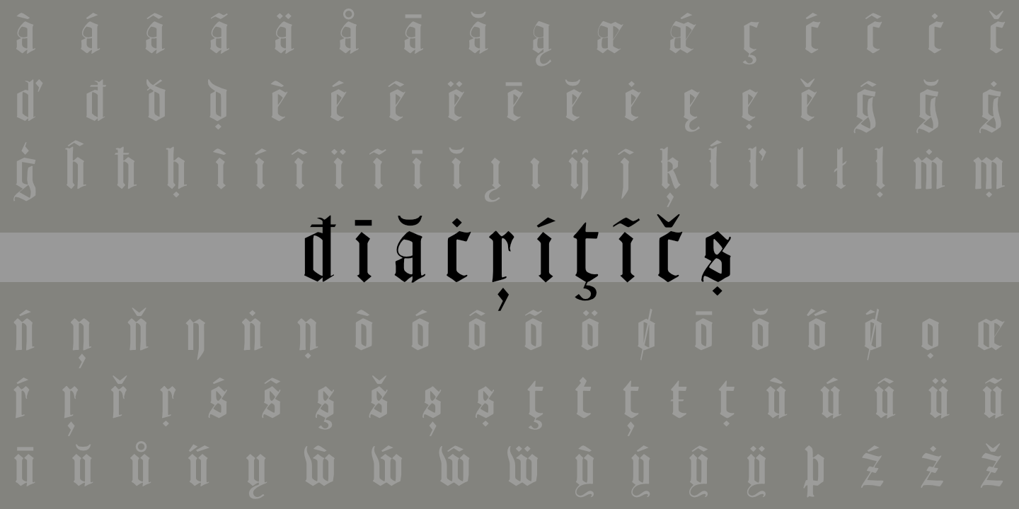 Diacritics