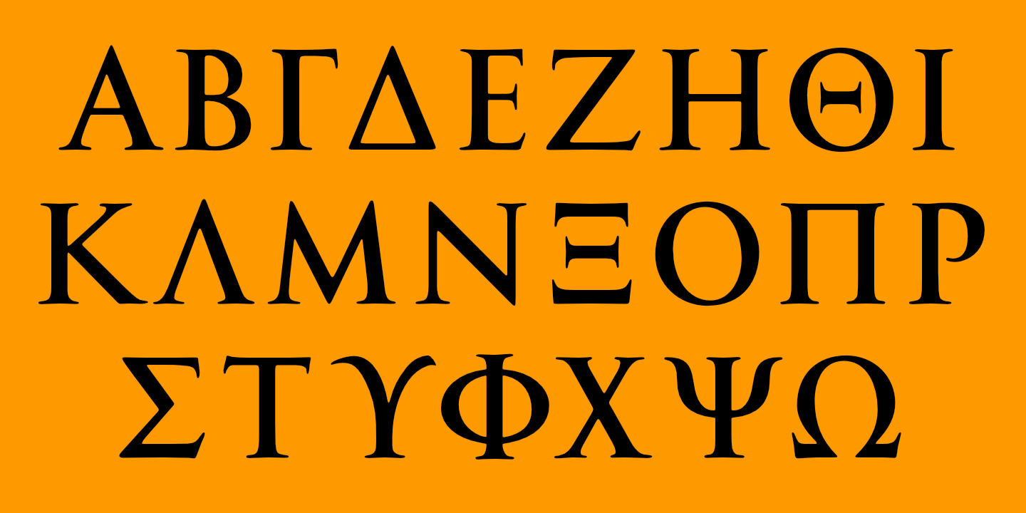 Greek Alphabet