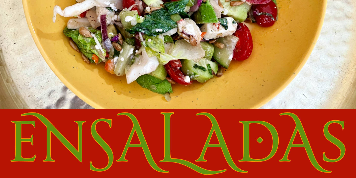 Click image to enlarge and for more information. Font poster