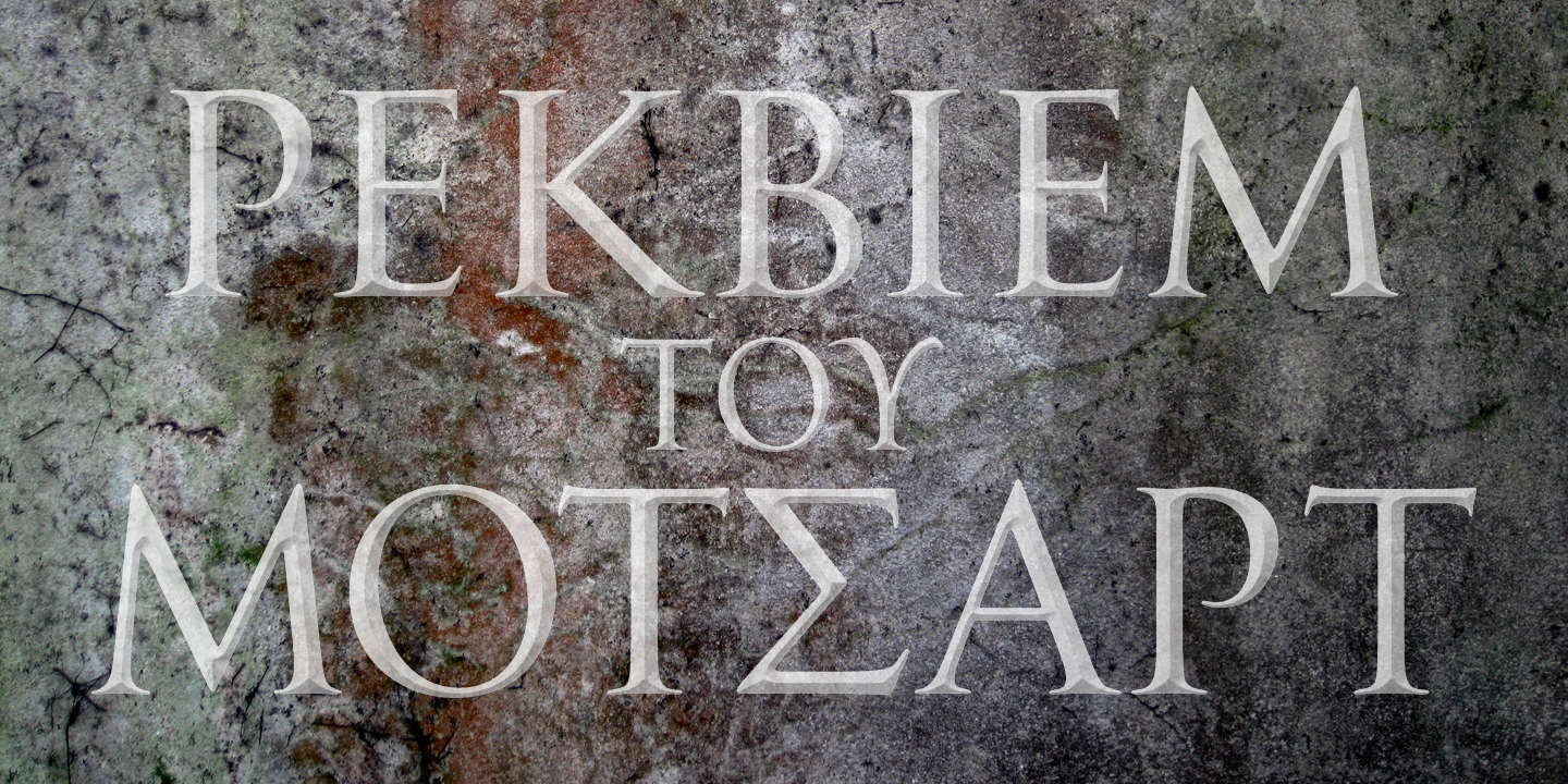 Click image to enlarge and for more information. Font poster
