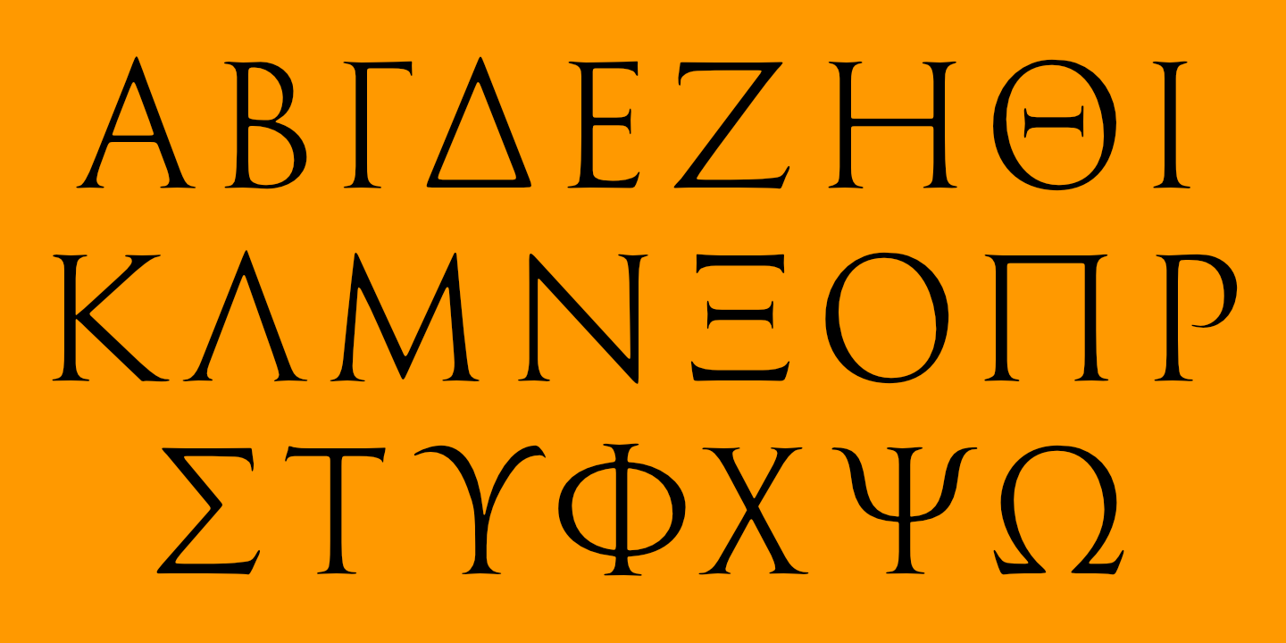 Greek Alphabet