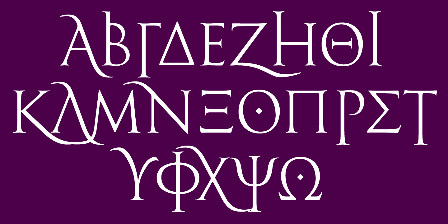 Font poster