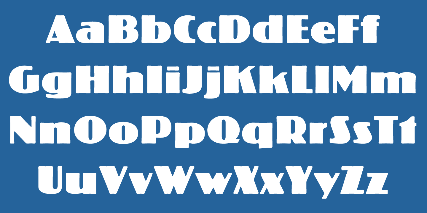 font poster