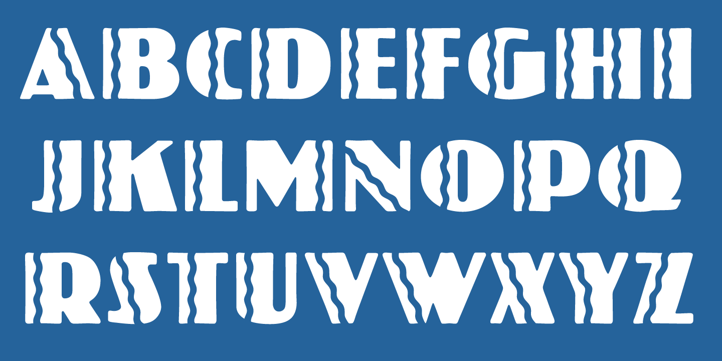 font poster