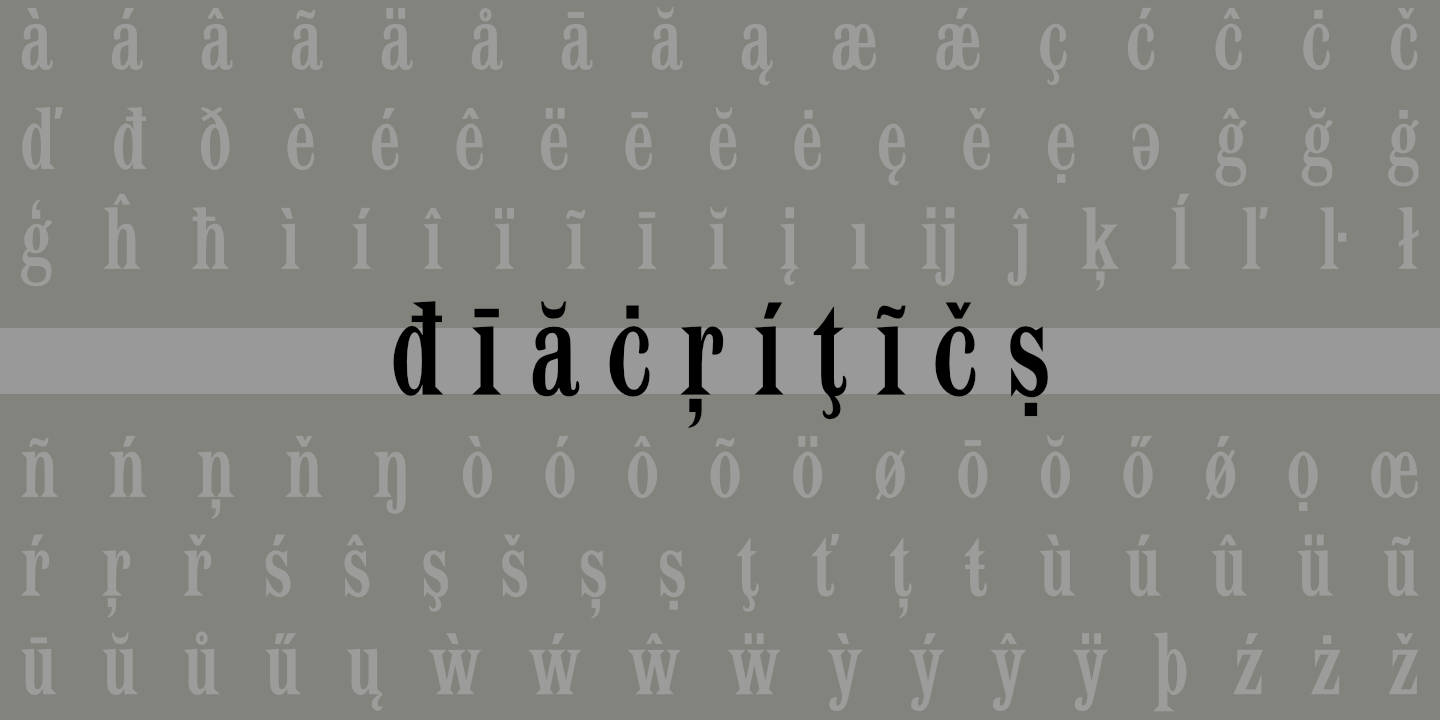 Diacritics