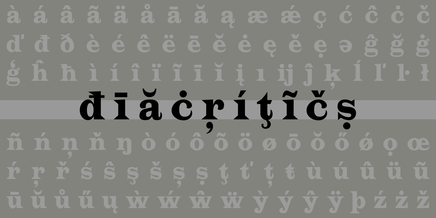 Diacritics