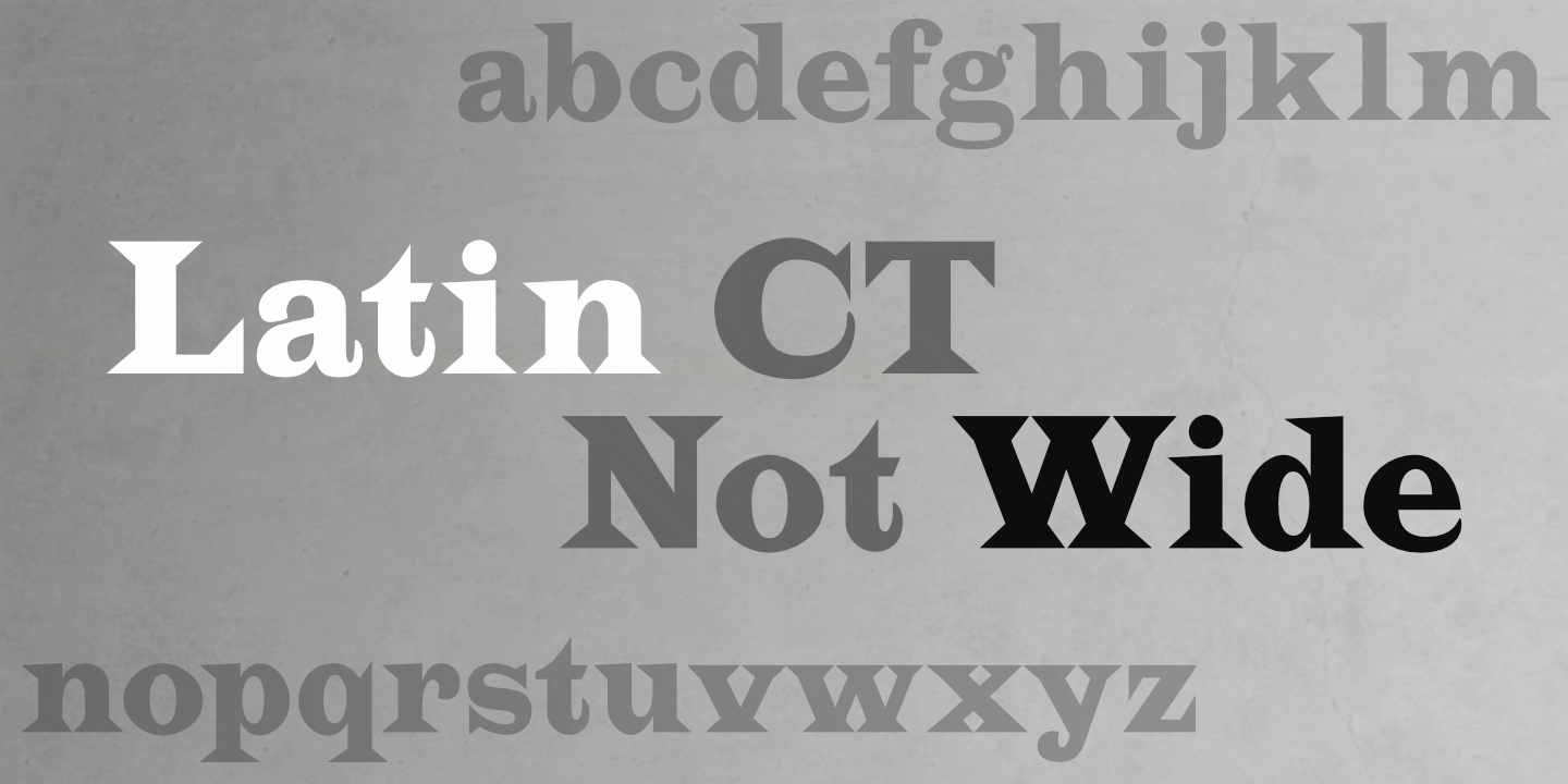 Font poster