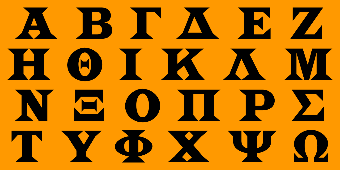 Greek Alphabet