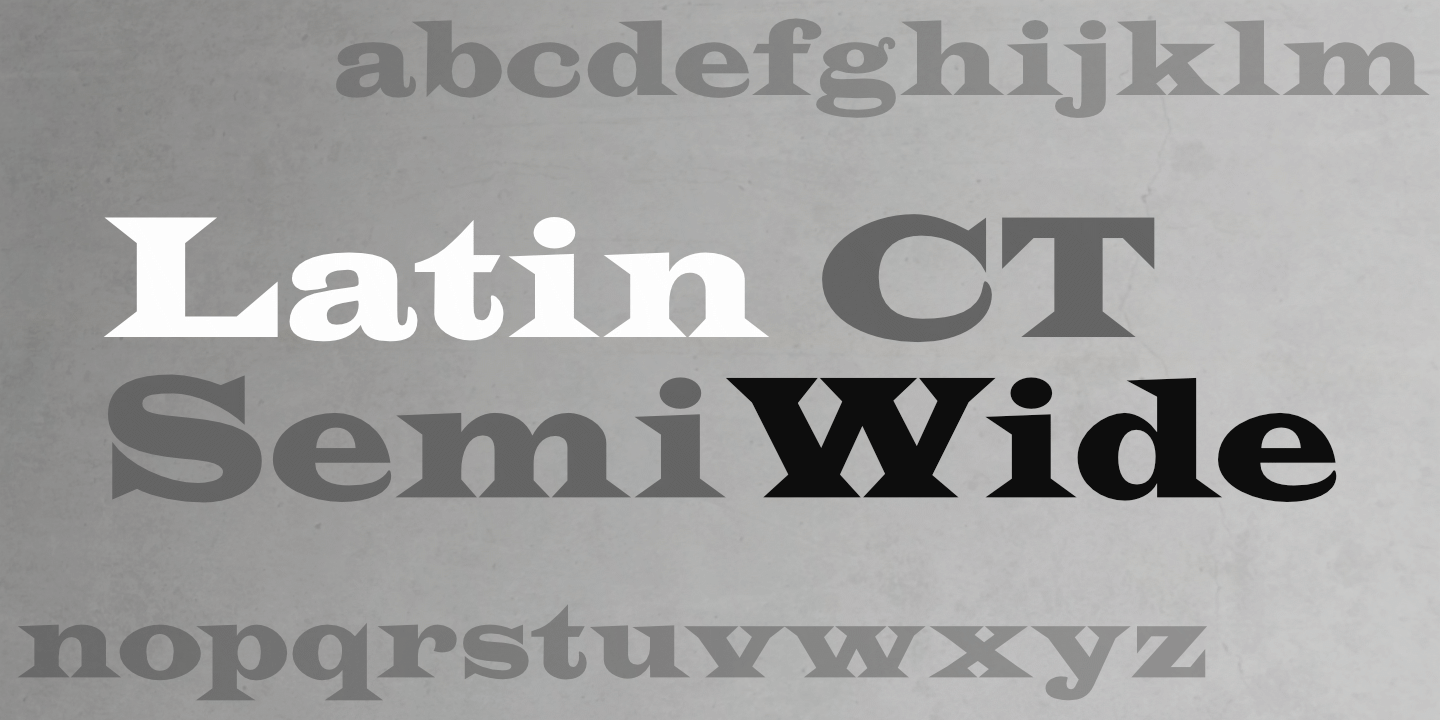 Font poster