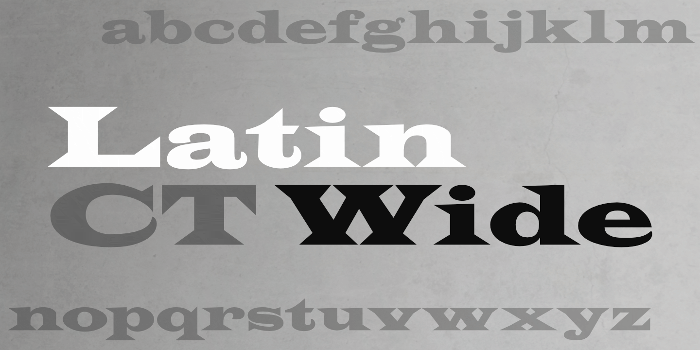 Font poster