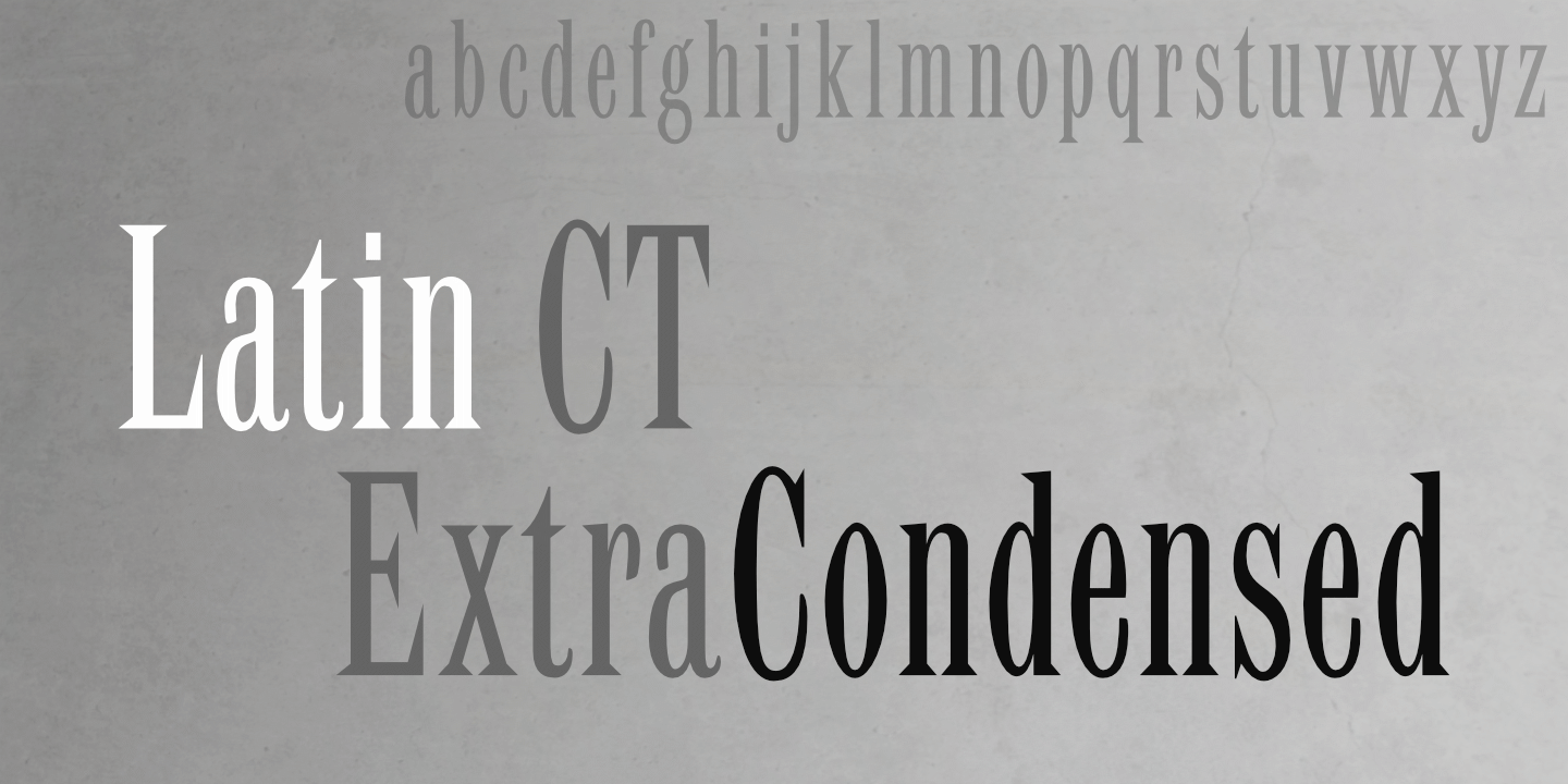 Font poster