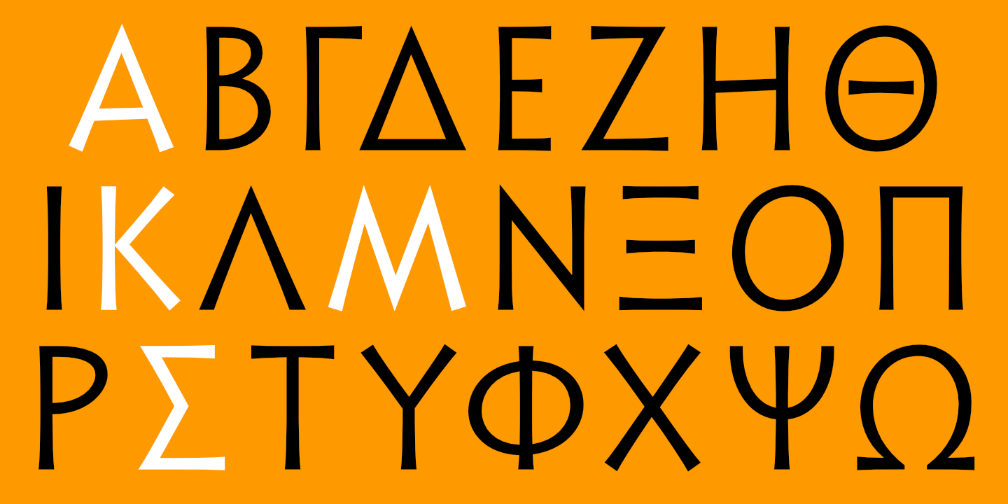 Greek Alphabet