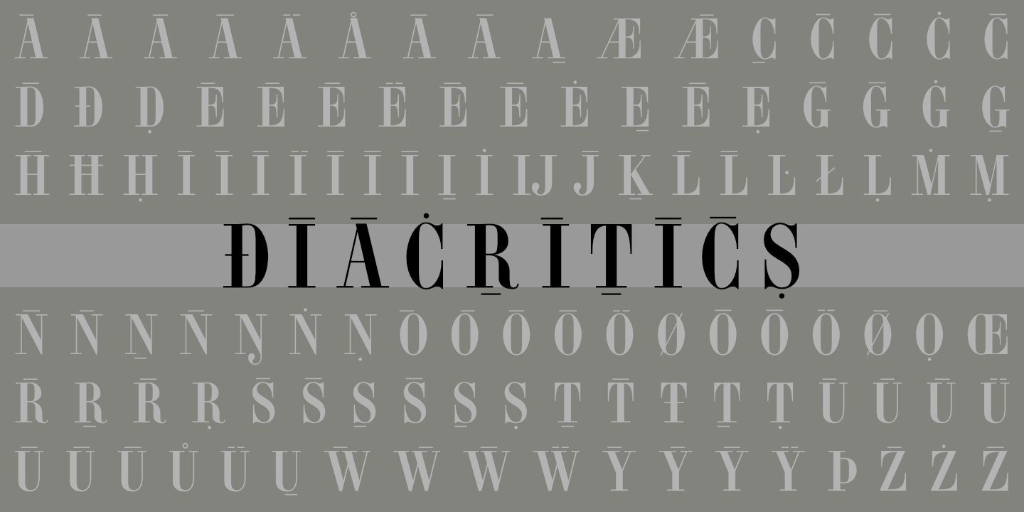 Diacritics