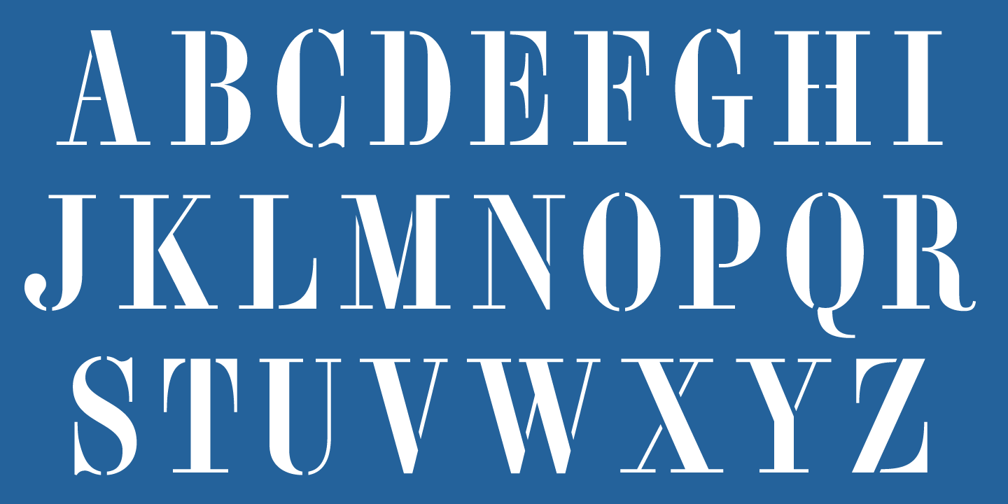 font poster