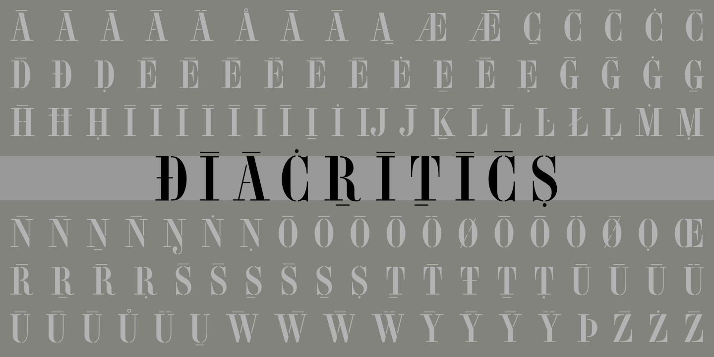 Diacritics