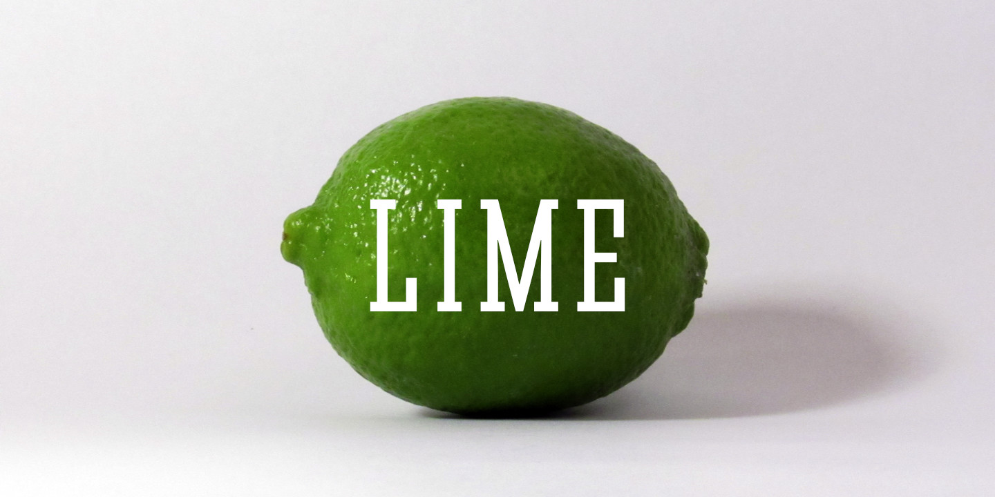 Click image to enlarge and for more information. Lime