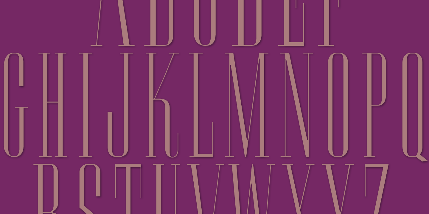 font poster